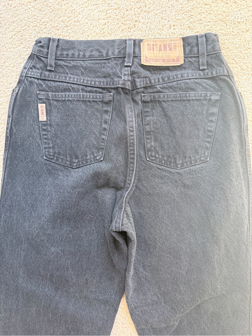 Vintage authentic 90s Gitano women’s Black Wash Classic Fit Jeans